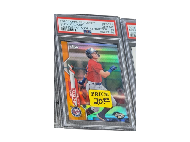 2020 Topps Pro Debut Pdc14 Keoni Cavaco Chrome Orange Refractor