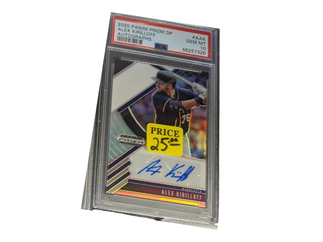 2020 Panini Prizm Draft Picks Autographs Aak Alex Kirilloff Autographs