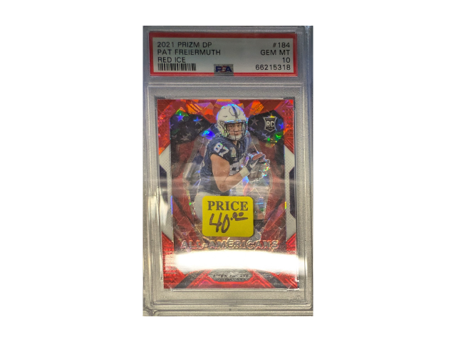 2021 Panini Prizm Draft Picks 184 Pat Freiermuth Red Ice