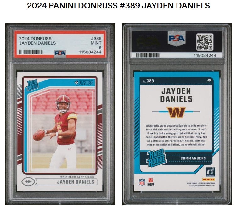 2024 Panini Donruss 389 Jayden Daniels