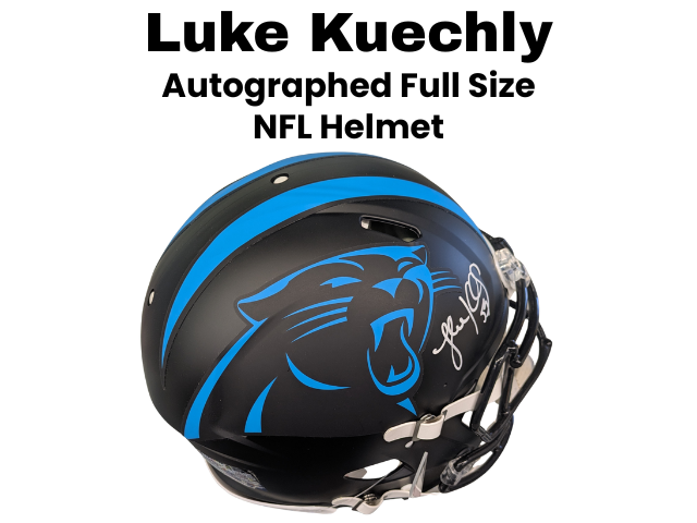 Luke Kuechly Autographed Full Size Regulations NFL Helmet