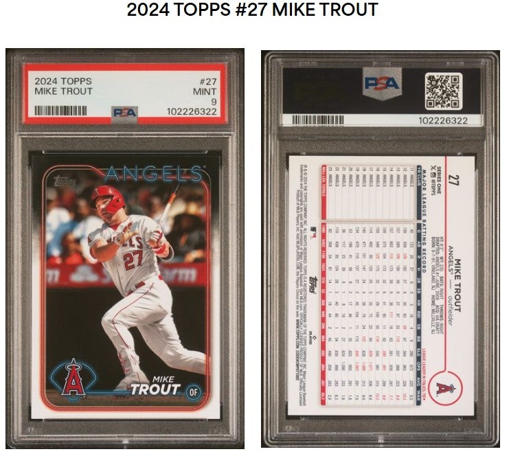 2024 Topps 27 Mike Trout