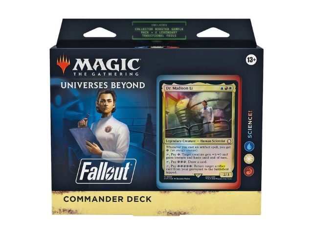 MTG Magic The Gathering Fallout Commander Deck Science