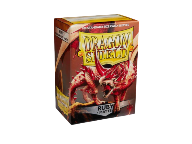 Dragon Shield Matte Sleeves Ruby 100 Pack