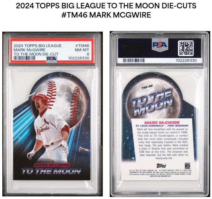 2024 Topps Big League To The Moon Die Cuts Tm46 Mark Mcgwire