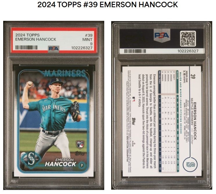 2024 Topps 39 Emerson Hancock