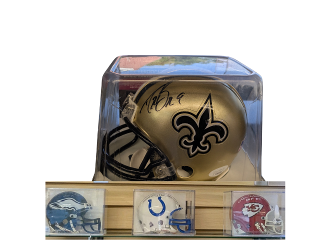 Drew Brees Signed New Orleans Saints Mini Helmet