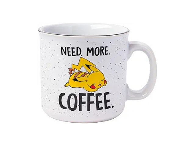 Pokemon Pikachu Need More Coffee Mug