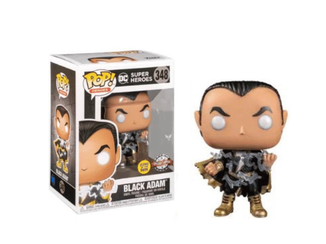 Funko POP DC Super Heroes 348 Black Adam Glows In The Dark