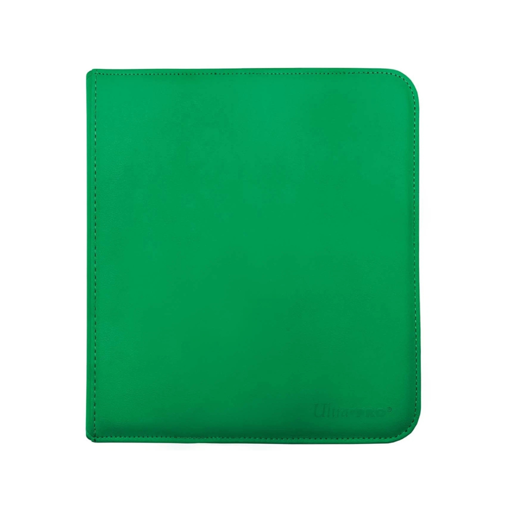 Ultra Pro E 15741 Ultra Pro 12 Pocket Zippered Pro Binder Green